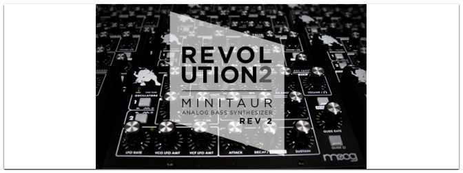 Freies Update „Revolution 2“ für alle Moog Minitaur Besitzer jetzt verfügbar!