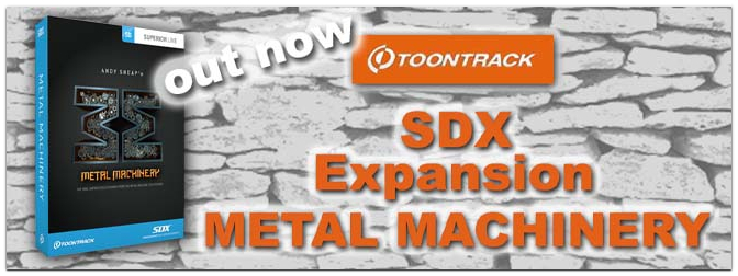 NEU: Toontrack SDX Metal Machinery