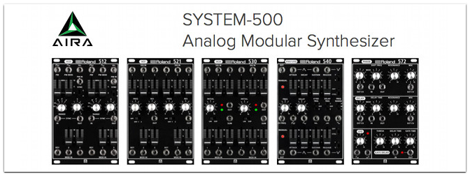 ROLAND SYSTEM-500 Analog Modular Synthesizer Serie