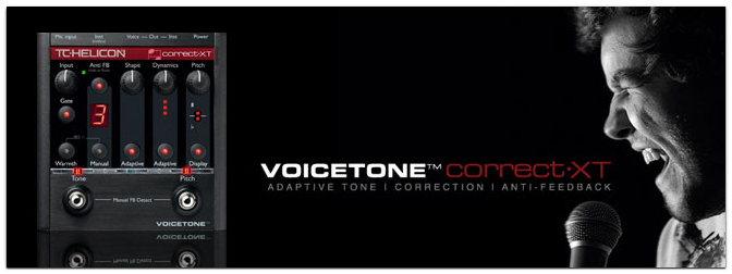 Neu bei TC Helicon – VoiceTone Correct XT