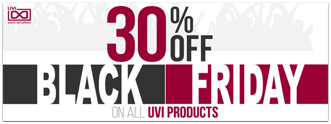 BLACK FRIDAY: UVI bis 01.12.14 alle Produkte -30%