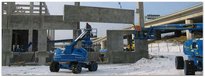 Erstes Neubau-Update 2010: Trotz Wintereinbruch wird weiter gebaut