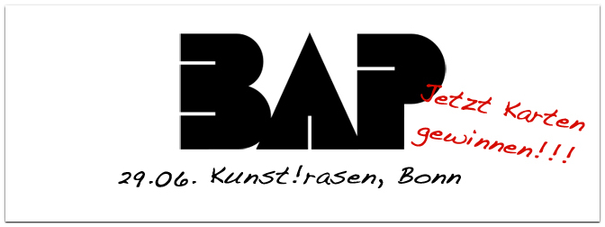 BAP – Tour 2013 Gewinnspiel
