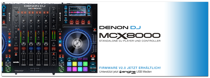 DENON DJ – Engine Prime 1.2.1. & MCX8000 Firmware V2.0!