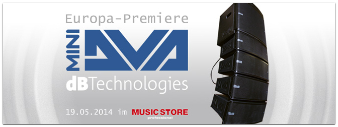 dB Technologies DVA Mini – Europaweite Premiere im MUSIC STORE!