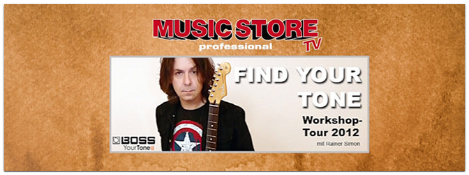 Roland & Boss – Find Your Tone – Workshop im Music Store