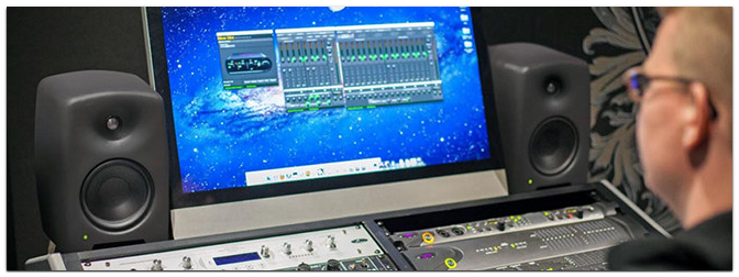 Genelec M030 + M040 Studio Monitor Lautsprecher