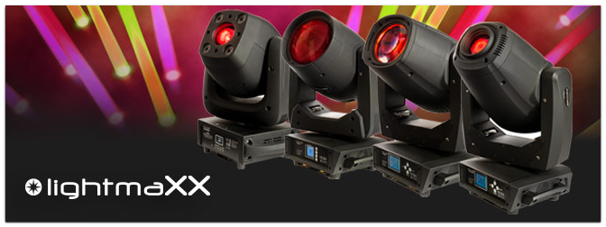lightmaXX neue Moving Heads der Vega & Vector Serie