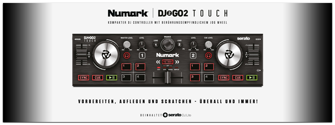 NAMM Show 2020 – NUMARK stellt den DJ2GO2 Touch vor!