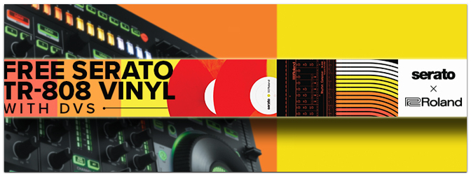 ROLAND 808-DAY – DJ-808 + Serato TR-808 Vinyl-Pressung & DVS Expansion Pack!