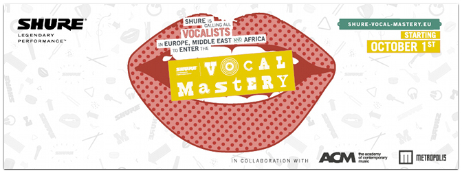Shure Gesangswettbewerb „Vocal Mastery“