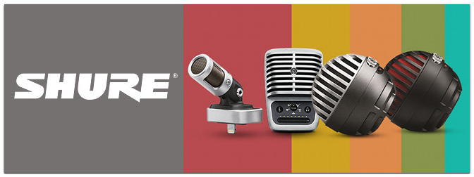 SHURE MOTIV – Die neuen digitalen Mikrofone MV5 MV51 MV88