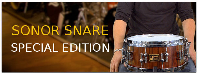 Nur 20 Stück: Die SONOR Special Edition Snare Drum