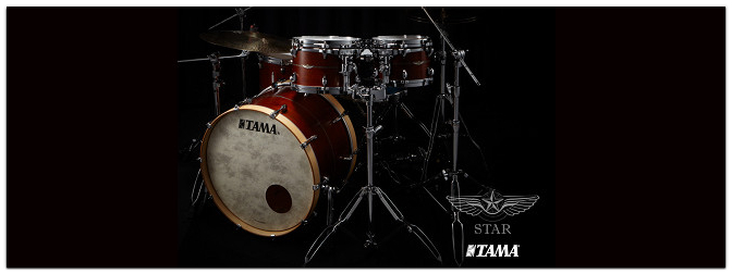Die feinen High-End Star Snare Drums von TAMA