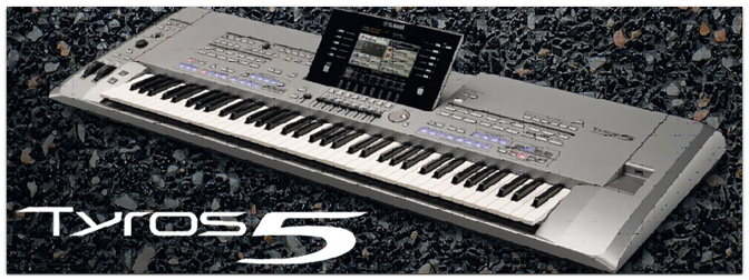 Die YAMAHA Tyros 5 Keyboards jetzt mit GRATIS Expansion Pack!