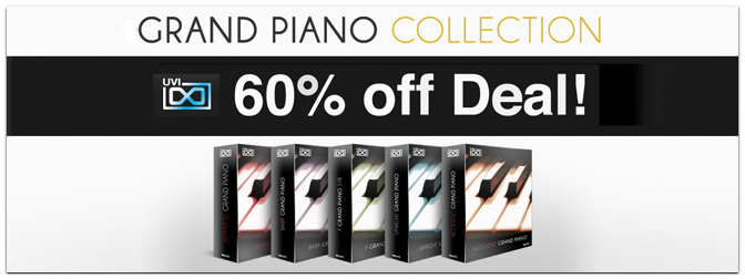 60% off Deal: UVI Grand Piano Collection (bis einschl. 20.10.2013)