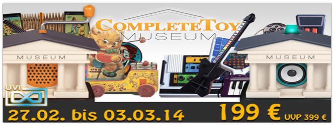 UVI Complete Toy Museum für 199 Euro – nur bis 03. März 2014!!!