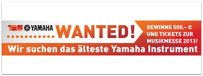 Yamaha sucht das älteste Yamaha Instrument