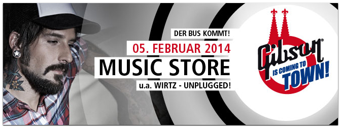 WIRTZ rockt den Music Store